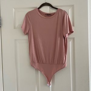 Dark Pink bodysuit t shirt